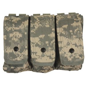 AR-15/AK-47 Triple Mag Pouch Camouflage