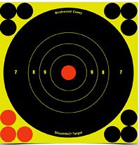B/C SHOOT-N-C 6" BULLSEYE TARGET 12PK