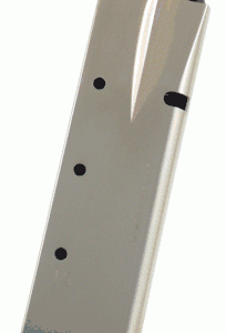 Mec-gar Magazine Browning Hi-Power 9MM 15 Round Nickel Plated