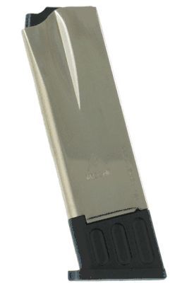 Mec-Gar Browning Hi-Power 9MM 10-Rd Nickel Magazine