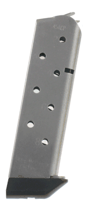 Chip McCormick 1911 8-RD 45 ACP Stainless Match Grade Magazine W/Pad
