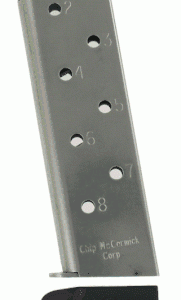 Chip McCormick 1911 45 Cal 8 Round Stainless Magazine