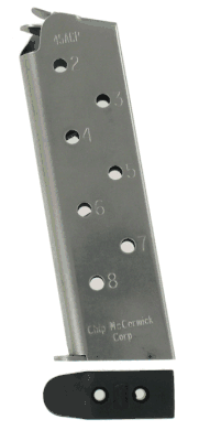 Chip McCormick 1911 45 Cal 8 Round Stainless Magazine