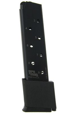 ProMag 1911 Magazine, .45 ACP, 10 Rounds Blued Steel