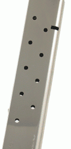 Colt 1911 45 Cal 11 Round Nickel Mecgar Magazine
