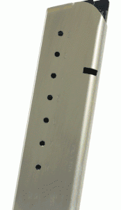 Mec-Gar 1911 8-Round .45 ACP Nickel Magazine