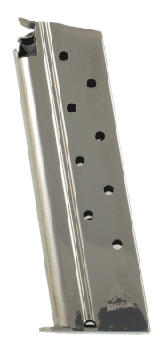 Mec-gar Colt 1911 38 Super 9 Round Nickel Magazine