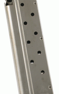 Mec-Gar 1911 9MM 9 Round Nickel Magazine