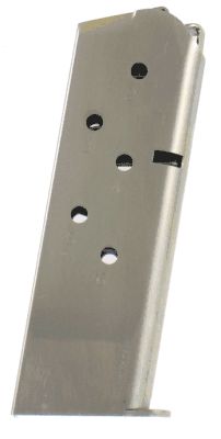 Colt Defender Officer 6 Round Nickel Mecgar Magazine