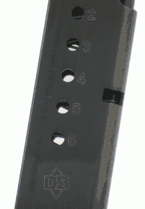 Diamondback DB380 Flat Bottom 6 Round Magazine