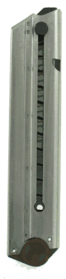 Luger P08 Stainless Magazine W/Wood Base