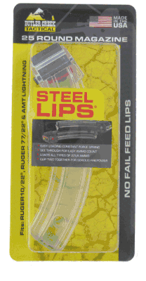 Butler Creek Steel Lips 10/22 25 Round Clear Magazine