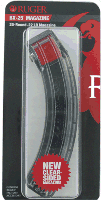 Ruger BX-25 10/22 25 Round Clear Magazine