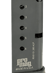 ProMag Ruger LCP .380 ACP 6-Round Magazine