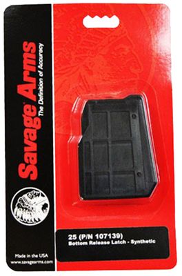 Savage 25 22 Hornet 4-Round Polymer Magazine