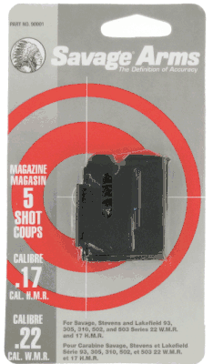 Savage Arms 93 Series 22WMR/17HMR 5 Round Magazine