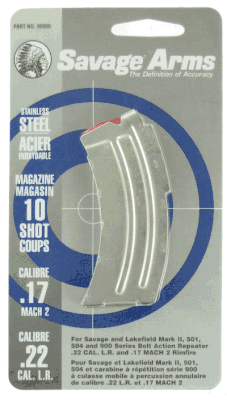 Savage Arms MKII 10 Round 22LR Stainless Magazine