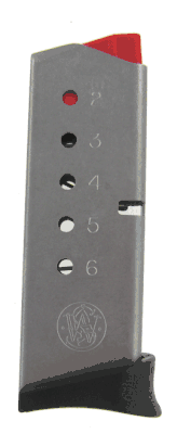 Smith & Wesson Bodyguard .380 ACP 6 Round Stainless Factory Magazine