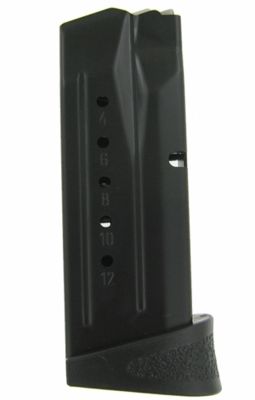 Smith & Wesson M&P Compact 9MM 12 Round Magazine W/Finger Rest