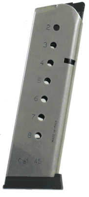 Springfield Armory 1911 .45 ACP 8 Round Stainless Magazine