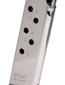 Walther PPK 380 Factory 6 Round Nickel Magazine