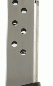 Mec-Gar Walther PPK 32 ACP 7 Round Nickel Magazine W/Finger Rest