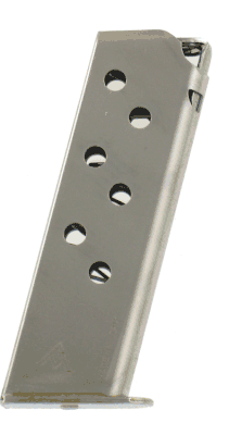 Mec-Gar Walther PPK 32 7 Round Nickel Plated Magazine